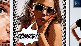 How to Make a Comic Book Cartoon Effect From a Photo — Photoshop Tutorial