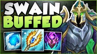 WTF.. WHY IS RIOT BUFFING SWAIN EVERY PATCH?? BUFFED SWAIN SEASON 8 TOP GAMEPLAY! League of Legends