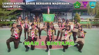 MAN 1 Sintang | Lomba Kreasi Baris Berbaris Madrasah Tahun 2024 | Direktorat KSKK Madrasah