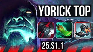 YORICK vs SHEN (TOP) | 900+ games | KR Master | 25.S1.1