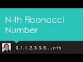 (Java Demo) Find N-th Fibonacci Number in a Series