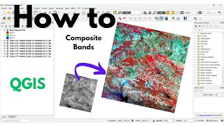 How to Make Composite Bands using QGIS || Raster Layer Stacking in QGIS | Build Virtual Raster
