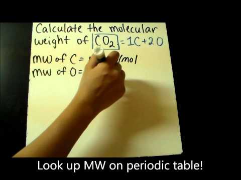 How to Calculate Molecular Weight from a Chemical Formula How to Calculate Molecular Weight from a Chemical Formula