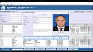 JAVA - Electronic Phone Book - My Project 5 (presentation) JDBC MySQL Database