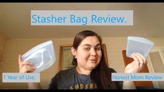 Stasher Bag 1 Year Later Review. My Stasher Bag Review. || Honest Mom Review.