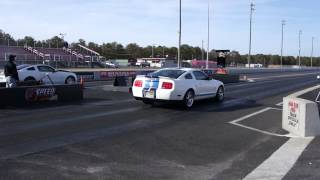 Mustang GT 11.60 Vs. GT500 11.16 @ 122.69 MPH Atco Dragway