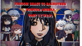 Fandom react to eachother || PART 1 || HOMURA AKEMI || PMMM || W.I.P