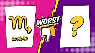 Scorpio Worst Match – Least compatibility with Scorpio
