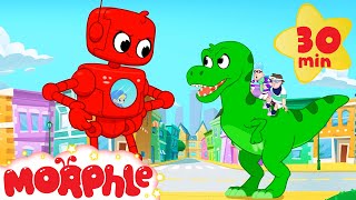 Morphle vs Orphle - Robots, Dinosaurs and Bandits | Cartoons for Kids | Morphle TV