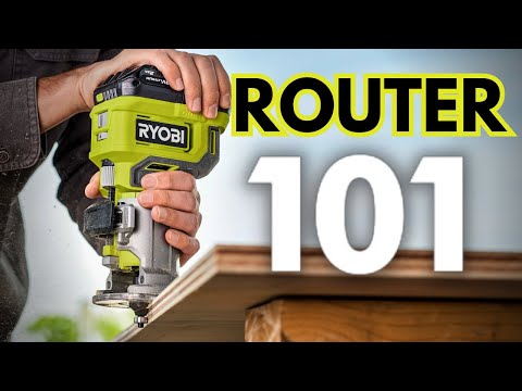 How do I adjust my Ryobi r181fb1 router?