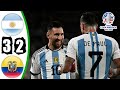 Argentina & Ecuador 3-2 🔥All Goals & highlights- Copa America 2024