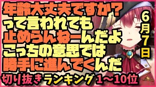 ホロライブ毎日切り抜きランキング【2020年6月7日】