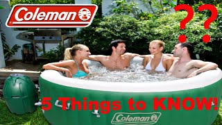 5 reasons NOT to buy a Coleman SaluSpa Hot Tub!