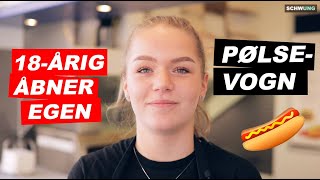 18-årige Nicoline droppede ud af HF og åbnede sin egen pølsevogn