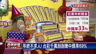 頭獎最高千萬! 台彩推5款新品刮刮樂－民視新聞