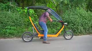 Old bicycle | super solar bike |Insane Chainless Bicycle Prototype