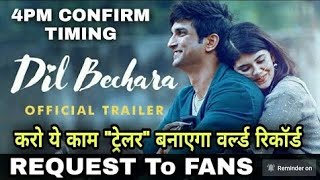 Dil Bechara _ Official Trailer Out _ Sushant Singh Rajput _ Sanjana Sanghi _ 24 July 2020 Releasing
