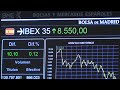 El Ibex 35 cierra con una subida del 0,12% hasta 8.550 puntos