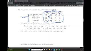 3.8 Association: Categorical v Categorical