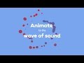 Animate to the wave of sound in After Effects tutorial