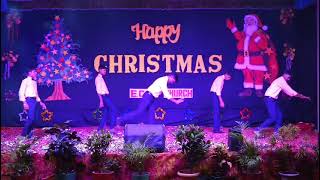 రక్షకుడు పుట్టినాడురో..RAKSHAKUDU PUTTINADU.//Latest Christmas dance//ECF CHURCH