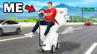 I Turned my Toilet into a Race Car!