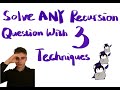 Introduction to Recursion | 3 Techniques | Call Stack Frames | Tail Recursion