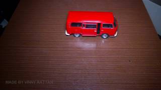 Volkswagen Kombi Van Stop Motion With Realistic Sound