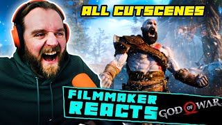 FILMMAKER REACTS: GOD OF WAR (2018) | [ALL CUTSCENES - PART 2!!] | BOY LISTEN CLOSE!?!