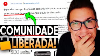 COMO TER ABA COMUNIDADE YOUTUBE 2021 - LIBERADA em Muitos Canais (Inclusive o seu)!