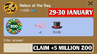 Rebus Of The Day Zoo 30 January | Zoo Rebus Of The Day | Riddle Of The Day Zoo 30 January