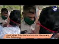 jyotiraditya scindia’s kind act after his convoy hit a policeman oneindia news