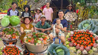 Súp Da Heo Cuộn Bắp Cải, Thập Cẩm | Món Ngon Ngày Tết Quê Các Con Về Đông Vui || Cabbage soup