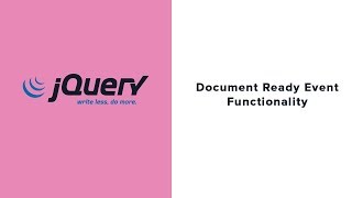 jQuery Tutorial - 6 Document Ready Event