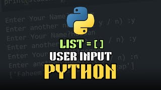 How to Create List in Python With User Input
