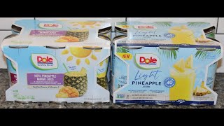 Dole: Pineapple Mango Juice \u0026 Light Pineapple Juice Drink Review