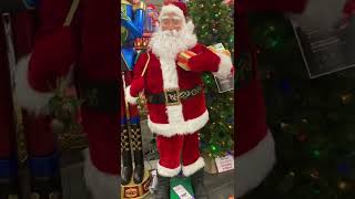 SANTA CHRISTMAS DECORATION | @homedepot | HANGING WITH ASH TV #SHORTS