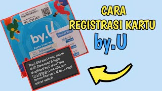 Ini Cara Registrasi Kartu By.U Terbaru Berikut Penjelasan Jika Gagal