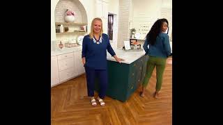 QVC model looking good in pants 121