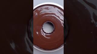 #shorts Melted Chocolate Decorating, Satisfying Video Top Cake #cake #satisfyingcake