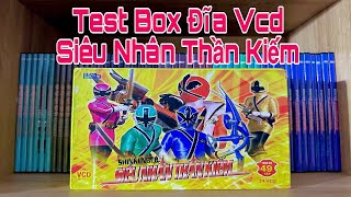 Test Box Đĩa Vcd Siêu Nhân Thần Kiếm Chính Hãng Do Phương Nam Phim Phát Hành | Vcd Shikenger