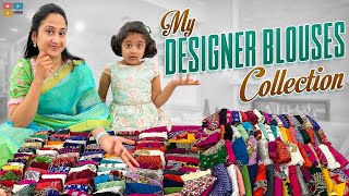 My latest designer blouses collection||Nandu’s world ||Telugu vlog||