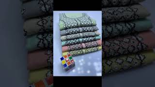 Stuff Paper Cotton#All Over Embroidery Work...