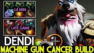 DENDI [Sniper] Machine Gun Cancer Build Crazy Mid 7.22 Dota 2