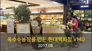 [별별디자인] 현대백화점VMD - 옥수수 더욱 맛있어 보이게 진열하기~!