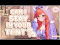 ASMR | Your Older Sister's Best Friend Asks to Cuddle in Your Tent [Popular Girl] [Confession]