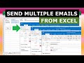 Send Multiple Emails From Excel