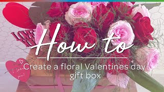 Coloríginz | How to create a floral Valentines day gift box