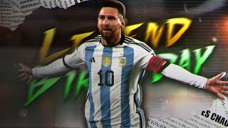 Lionel Messi Birthday - Wednesday Song [Edit] 🔥 #lionelmessi #messi #birthday #weadnessdaysong