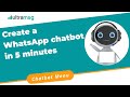 Create  a WhatsApp chatbot in 5 minutes |  Whatsapp ChatBot Menu